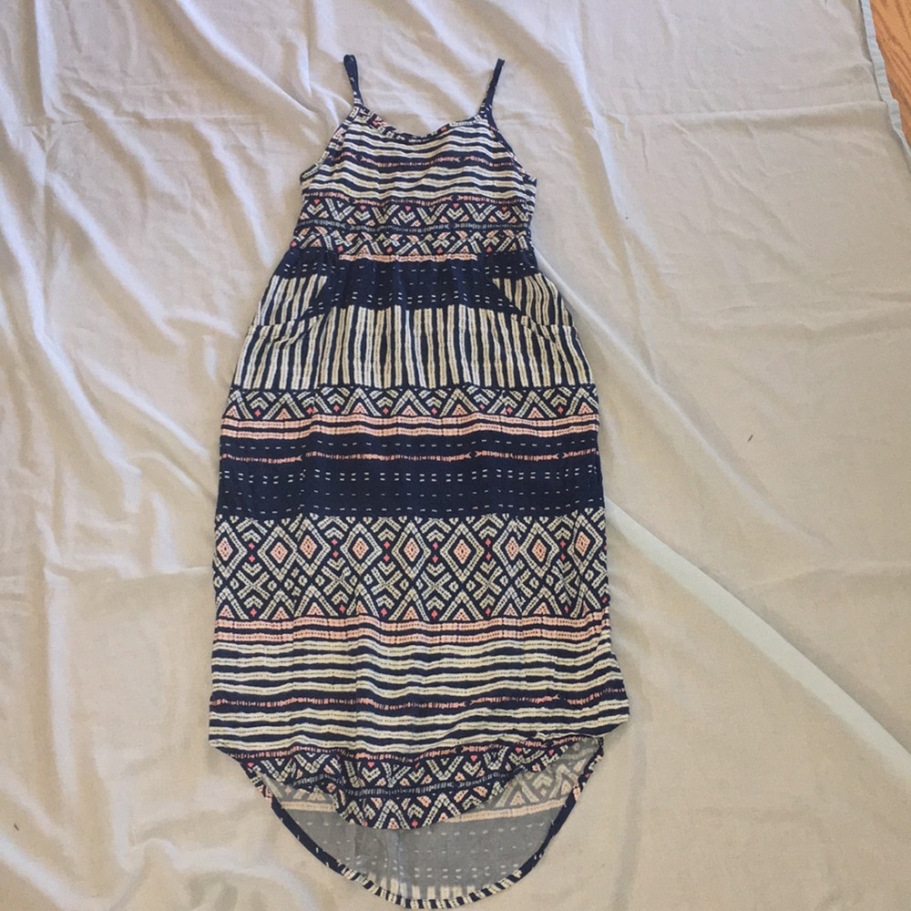 Different pattern and colored dress